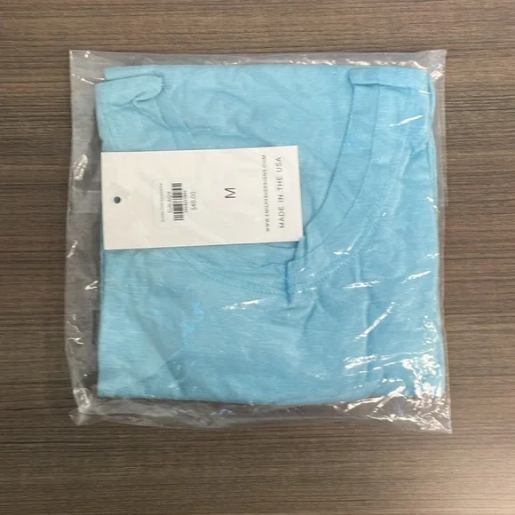 Emily Hsu Designs Sunday Tank Aquamarine Size M BNIB - Picture 3 of 4